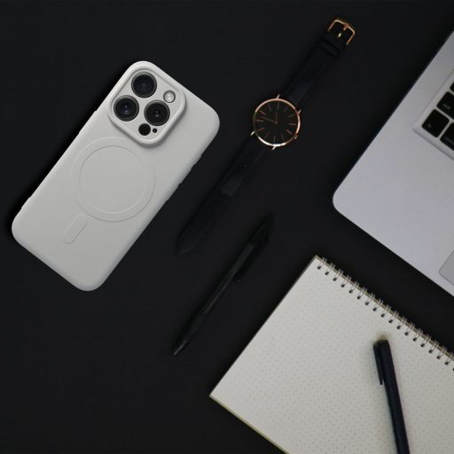 SILICONE MAG COVER Magsafe kompatibilis tok SAMSUNG A54 szürke titatnium