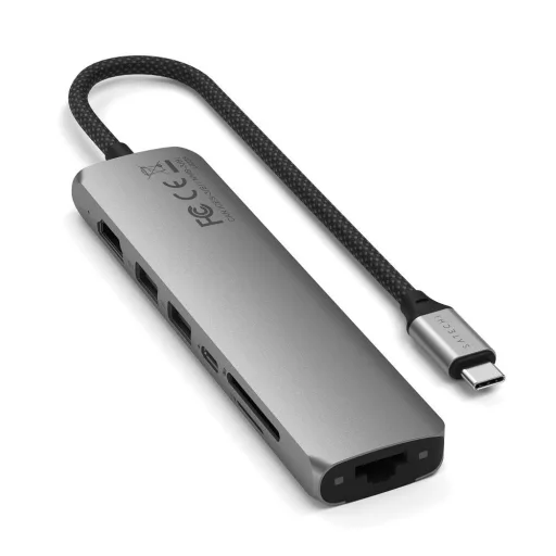 Adapter HUB 7in1 USB C Satechi Slim ST-P7SM szürke
