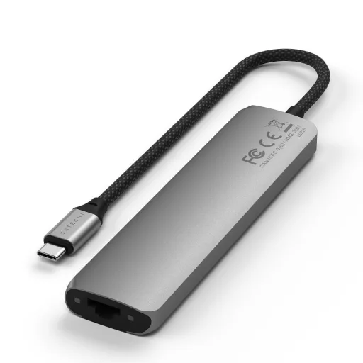 Adapter HUB 7in1 USB C Satechi Slim ST-P7SM szürke