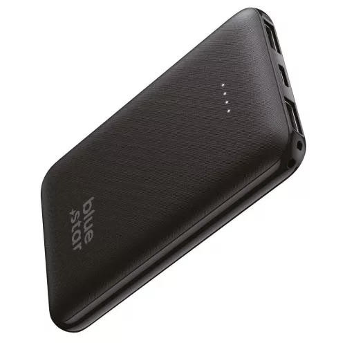 Blue Star W0539 powerbank 5000 mAh 2A – fekete