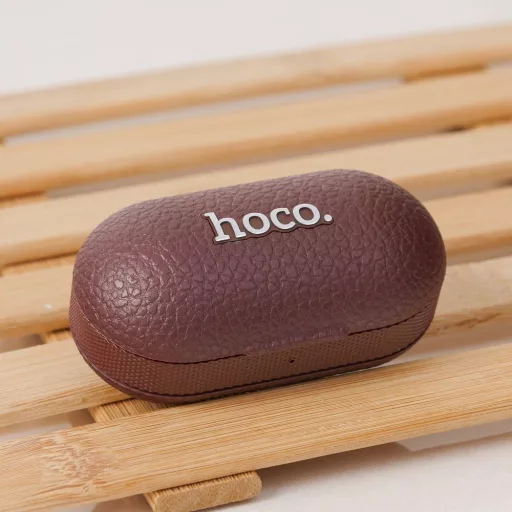 Hoco vezeték nélküli fülhallgató TWS EQ19 brown
