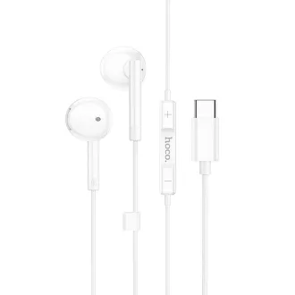 Hoco M95 vezetékes fülhallgató USB-C – fehér