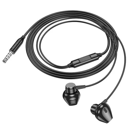 Hoco M125 vezetékes fülhallgató Jack 3,5 mm – fekete