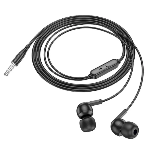Hoco M124 vezetékes fülhallgató Jack 3,5 mm – fekete
