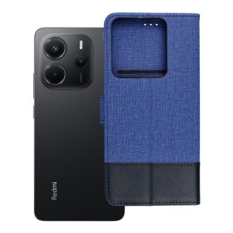   GOMMA Flip tok Xiaomi Redmi Note 14 4G (GLOBAL - 163,25mm x 76,55mm x 8,16mm) kék