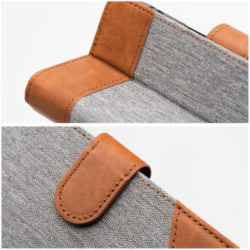JEANS Flip tok Xiaomi Redmi Note 14 4G (GLOBAL - 163,25mm x 76,55mm x 8,16mm) szürke