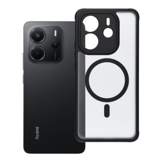   Full Matte Mag Cover tok Xiaomi Redmi NOTE 14 4G  Magsafe kompatibilis fekete