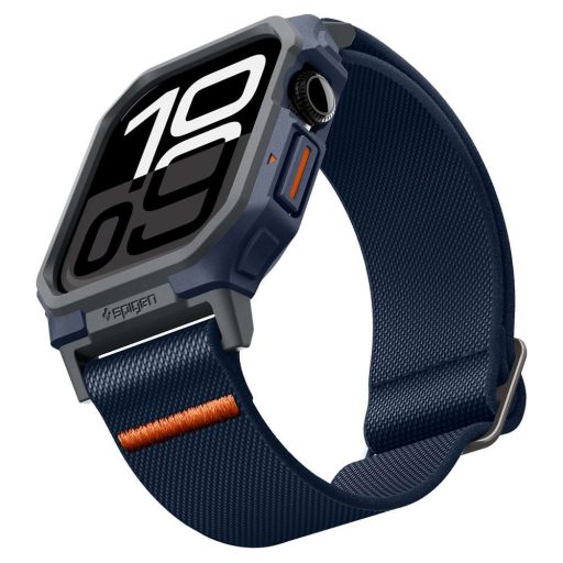 SPIGEN Lite Fit „PRO” tok Apple Watch 10 (46 mm) sötétkék