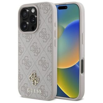  GUESS tok iPhone 16 Pro Max MagSafe kompatibilis GUHMP16XP4SM4MP rózsaszín