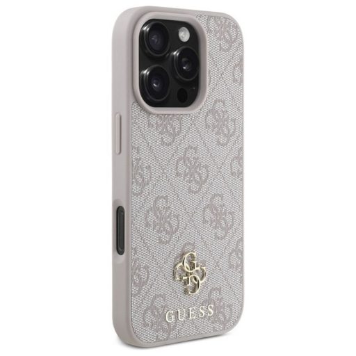GUESS tok iPhone 16 Pro Max MagSafe kompatibilis GUHMP16XP4SM4MP rózsaszín
