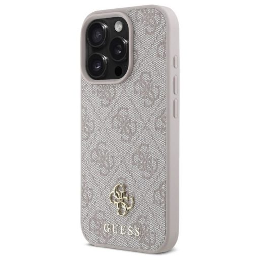 GUESS tok iPhone 16 Pro Max MagSafe kompatibilis GUHMP16XP4SM4MP rózsaszín