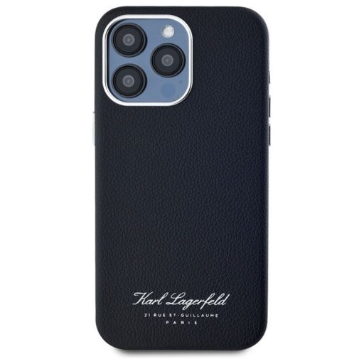 KARL LAGERFELD tok iPhone 15 Pro Max KLHCP15XPGWCMKHK (FW PU Hotel RSG) fekete