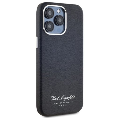 KARL LAGERFELD tok iPhone 15 Pro Max KLHCP15XPGWCMKHK (FW PU Hotel RSG) fekete