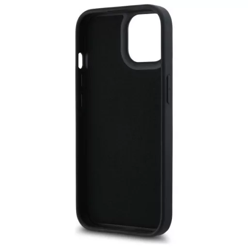 KARL LAGERFELD tok iPhone 15 KLHCP15S3DRKSDLK (3D Rubber Signature) fekete
