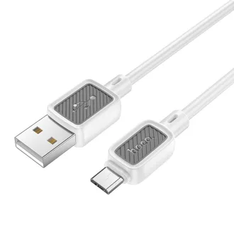 Hoco USB-A – Micro USB töltőkábel X108 2,4A 1 m fehér