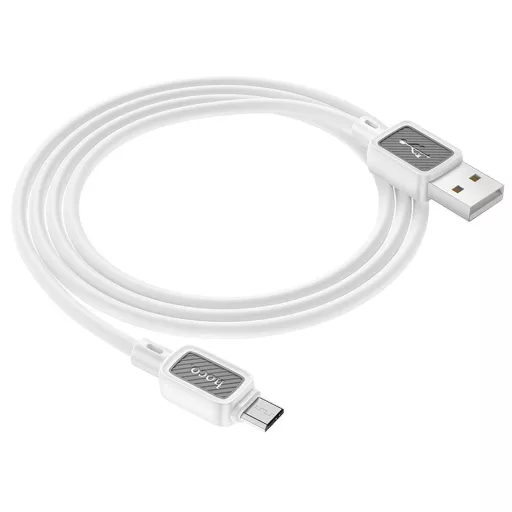 Hoco USB-A – Micro USB töltőkábel X108 2,4A 1 m fehér