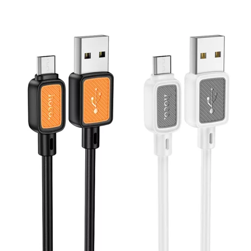 Hoco USB-A – Micro USB töltőkábel X108 2,4A 1 m fehér