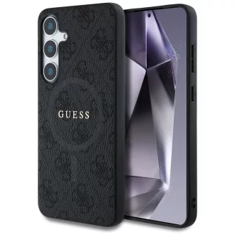   GUESS tok SAMSUNG S25 GUHMS25SG4GFRK (Magnetic PU 4G Ring Classic Logo) fekete