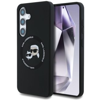   KARL LAGERFELD tok SAMSUNG S25 Plus KLHMS25MSKCHTCK (Magnetic Silicone Double Heads) fekete