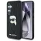 KARL LAGERFELD tok SAMSUNG S25 KLHCS25SPGKLKIPK (PU Monogram K. Head Pin) fekete
