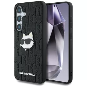   KARL LAGERFELD tok SAMSUNG S25 KLHCS25SPGKLCHPK (PU Monogram Choupette Head Pin) fekete