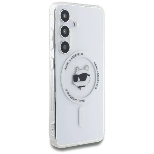 KARL LAGERFELD tok SAMSUNG S25 Plus KLHMS25MHLSCHH (Magnetic IML Metal Choupette Head) fehér