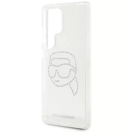 KARL LAGERFELD tok SAMSUNG S25 Ultra KLHCS25LHKHDCELT (IML Rhinestones K Head) átlátszó