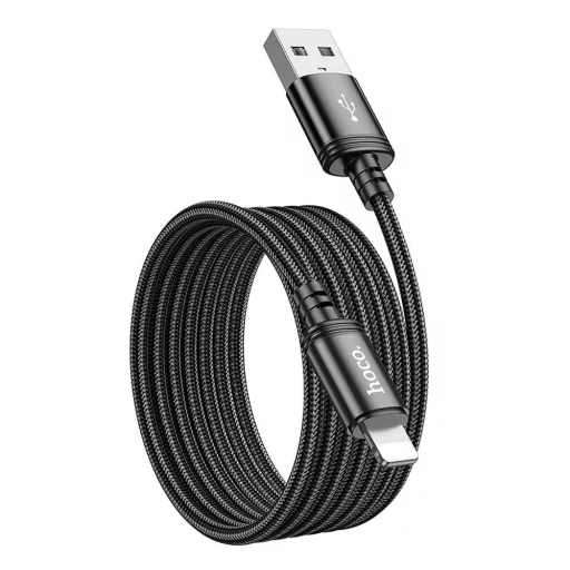 Hoco X89 USB-A – Lightning kábel 2 m 2,4A fekete