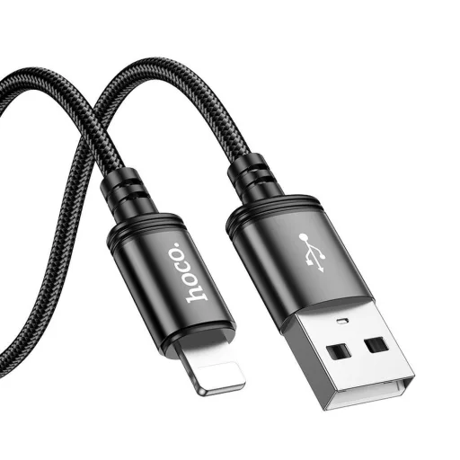 Hoco X89 USB-A – Lightning kábel 2 m 2,4A fekete