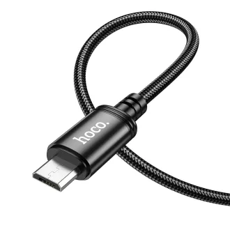 USB-A – Micro USB kábel Hoco 2,4A 2 m X89 fekete