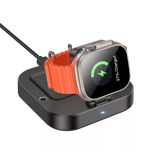 Hoco 3 az 1-ben vezeték nélküli töltő Apple Watch kompatibilis 3A 5W CQ16A fekete