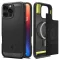 SPIGEN tok RUGGED ARMOR MAG Magsafe kompatibilis  iPhone 16 Pro matte Fekete