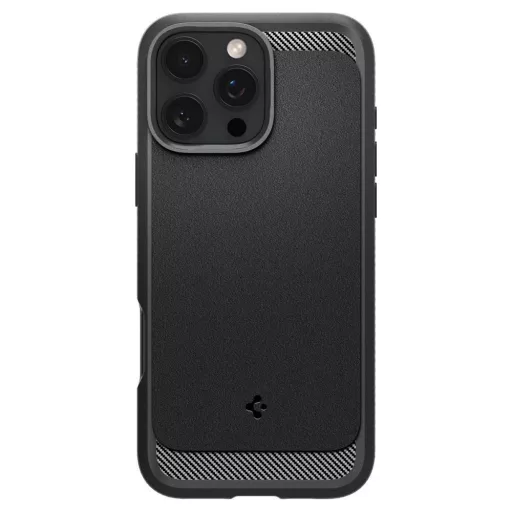 SPIGEN tok RUGGED ARMOR MAG Magsafe kompatibilis  iPhone 16 Pro matte Fekete