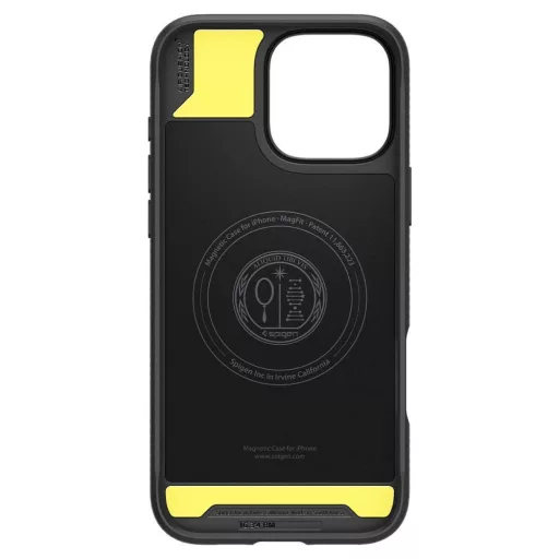 SPIGEN tok RUGGED ARMOR MAG Magsafe kompatibilis  iPhone 16 Pro matte Fekete