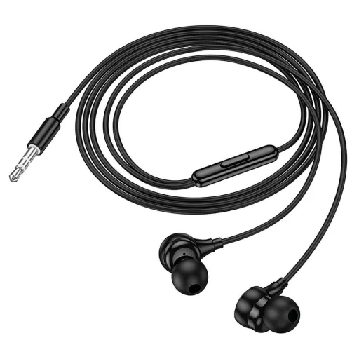 Hoco vezetékes fülhallgató 3,5 mm jack M116 fekete