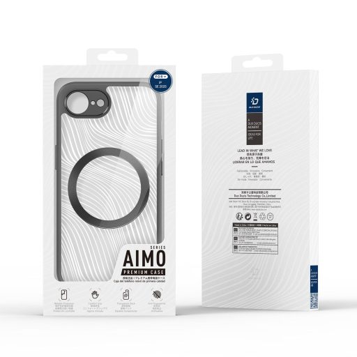 DUX DUCIS AIMO Mag tok  Magsafe kompatibilis  iPhone 16e (SE4 2025) / 17e fekete