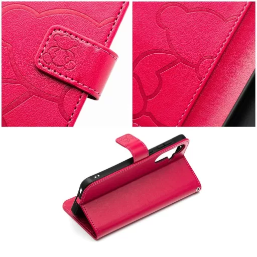 Mezzo Flip tok SAMSUNG A16 5G teddy bear magenta