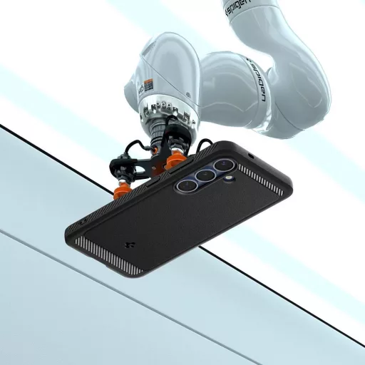SPIGEN tok RUGGED ARMOR MAG Magsafe kompatibilis  SAMSUNG S25 matte fekete