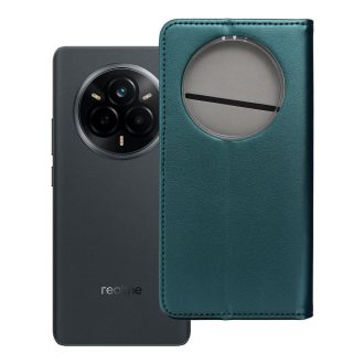 SMART MAGNETO Flip tok REALME 14 PRO sötétzöld