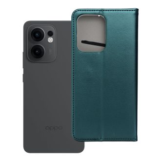 SMART MAGNETO Flip tok OPPO RENO 13F 4G / 5G sötétzöld