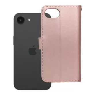 Mezzo Flip tok iPhone 16e (SE 4 2025) teddy bear rozéarany