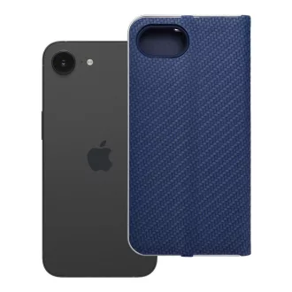 Luna Carbon Flip tok iPhone 16e (SE 4 2025) kék