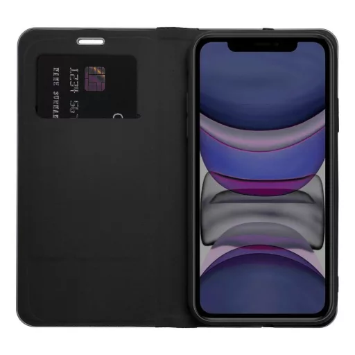 Luna GOLD Flip tok iPhone 16e (SE 4 2025) fekete