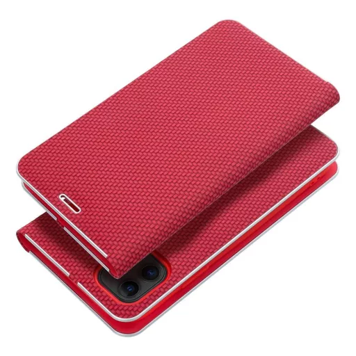 Luna Carbon Flip tok iPhone 16e (SE 4 2025) piros