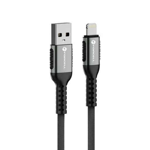 Forcell F-Energy USB-A – Lightning töltőkábel Cafule C257 2,4A 12W 0,25 m fekete