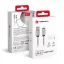 Forcell F-Energy USB-A – Lightning töltőkábel Metal C236 2,4A 12W 2 m ezüst