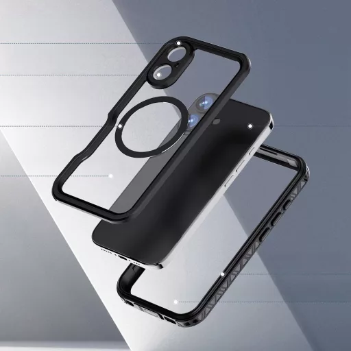 iPhone 16 Shellbox GT vízálló MagSafe kompatibilis tok fekete