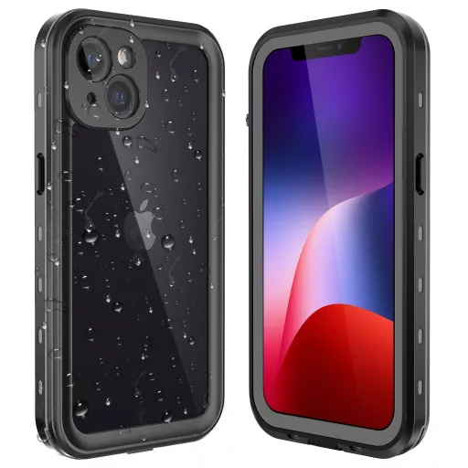 iPhone 13 Shellbox DOT vízálló tok fekete
