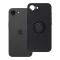 Silicone Ring tok iPhone 16e (SE 4 2025) / 17e  fekete