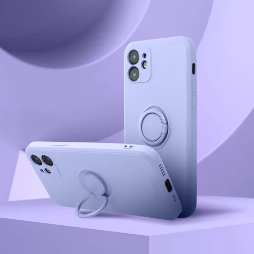Silicone Ring tok iPhone 16e (SE 4 2025) / 17e  lila
